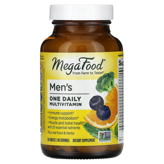 MegaFood-Men's One Daily Multivitamin-60 Tablets