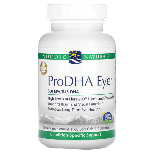 Nordic Naturals-ProDHA Eye-1,000 mg-60 Soft Gels (500 mg per Soft Gel)