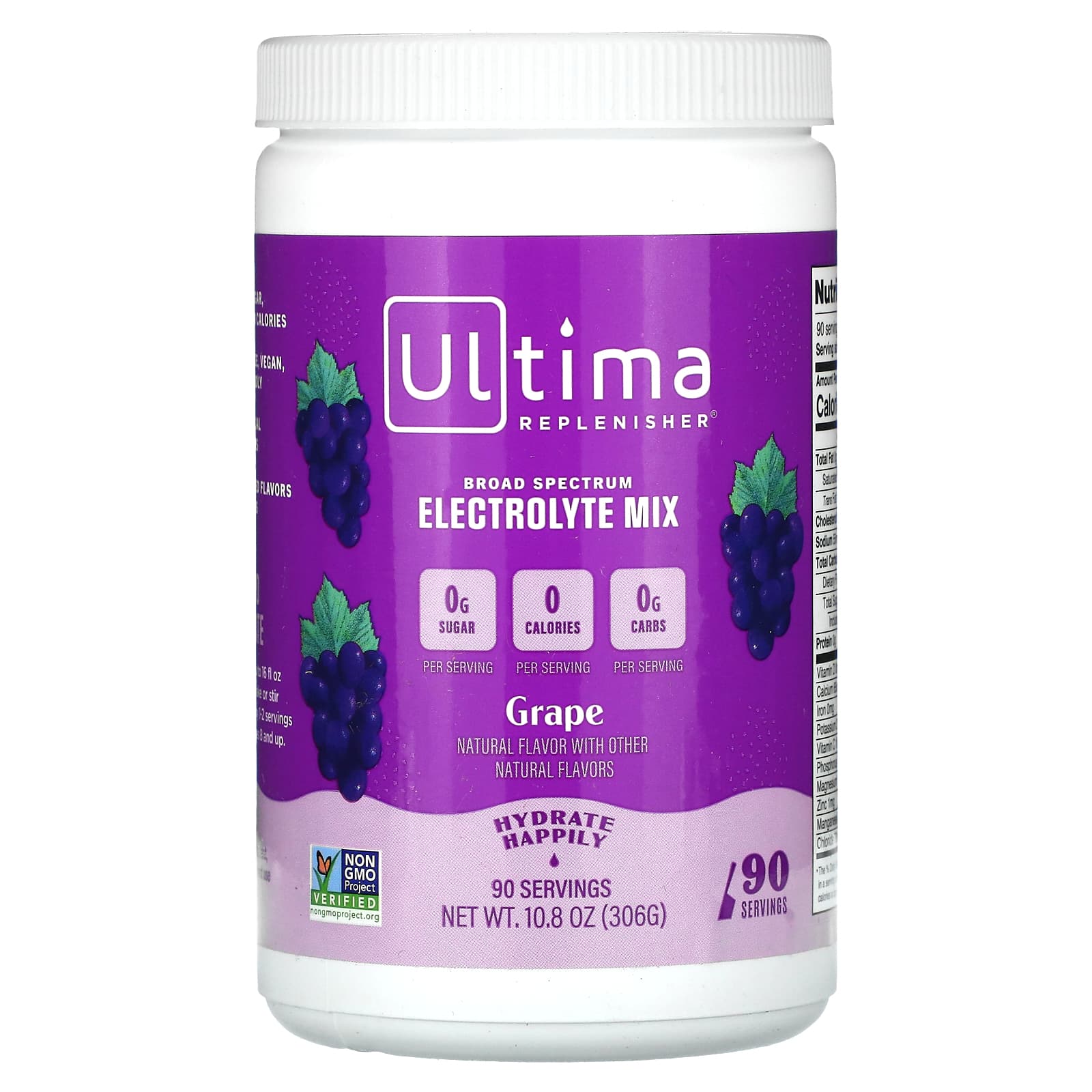 Ultima Replenisher-Electrolyte Mix-Grape-10.8 oz (306 g)