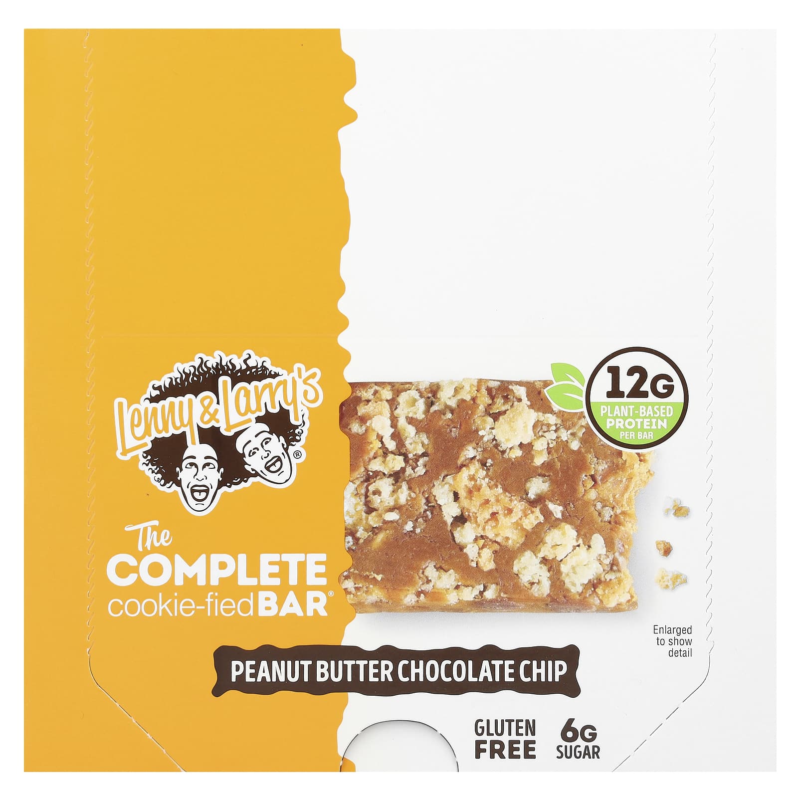 Lenny & Larry's-The Complete Cookie-fied Bar-Peanut Butter Chocolate Chip-9 Bars-1.59 oz (45 g) Each