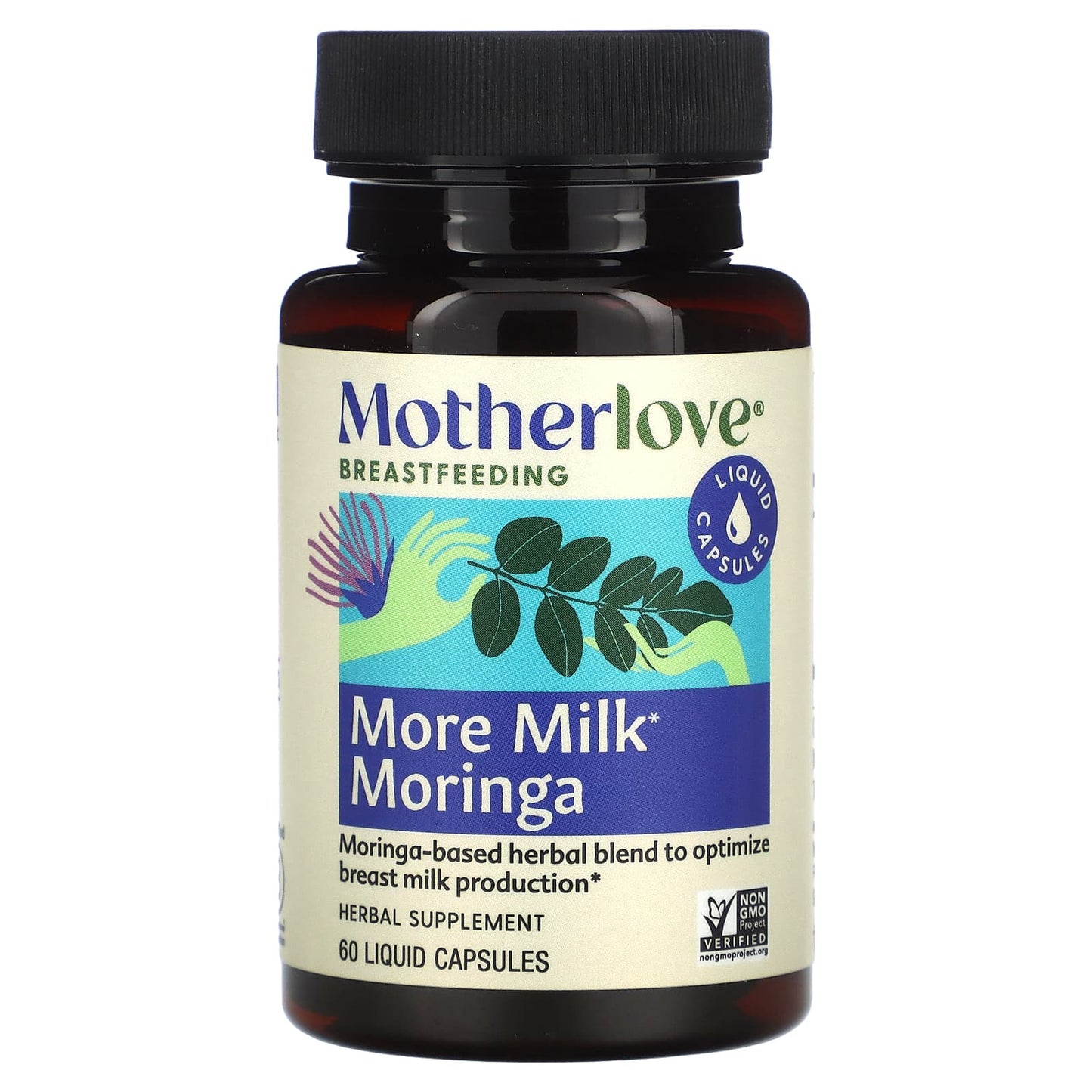 Motherlove, More Milk Moringa, 60 Liquid Capsules