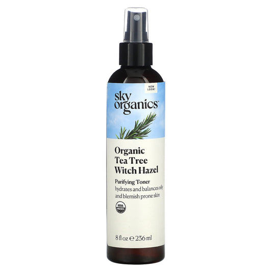 Sky Organics-Organic Tea Tree Witch Hazel-8 fl oz (236 ml)