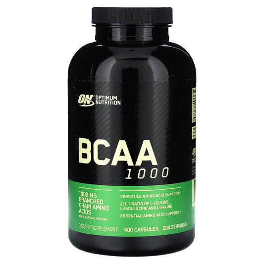 Optimum Nutrition-BCAA 1000-1,000 mg-400 Capsules (500 mg per Capsule)