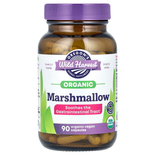 Oregon's Wild Harvest-Organic Marshmallow-90 Organic Vegan Capsules