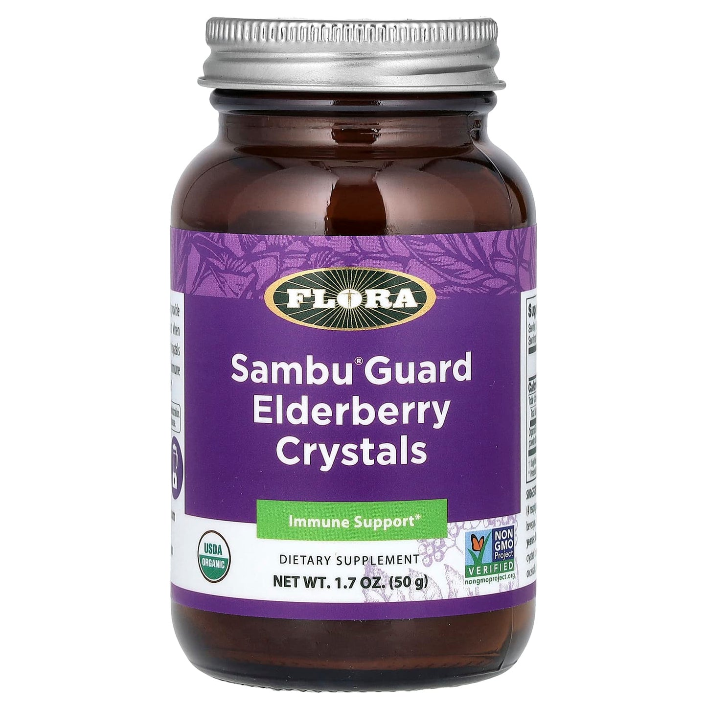 Flora, Sambu Guard Elderberry Crystals, 1.7 oz ( 50 g)