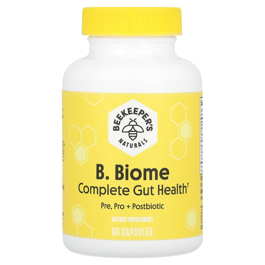 Beekeeper's Naturals-B. Biome-Complete Gut Health-60 Capsules