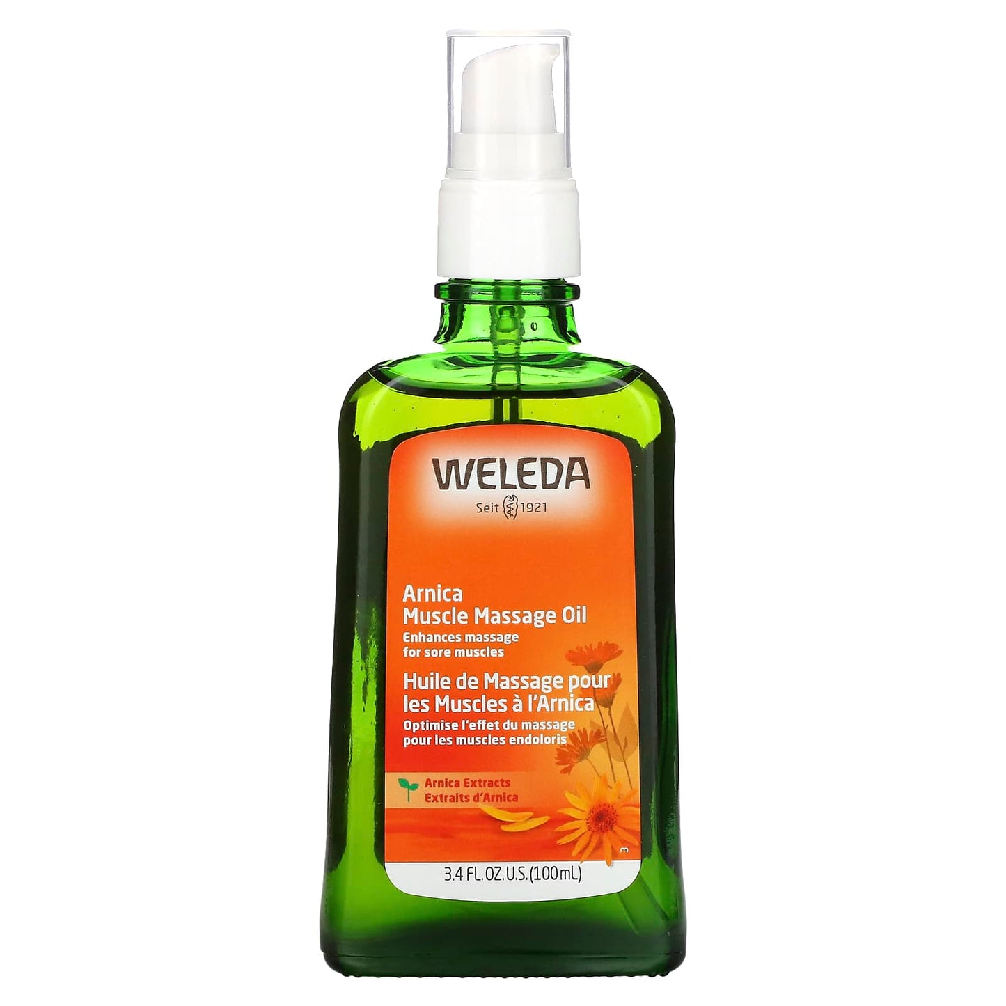 Weleda-Arnica Muscle Massage Oil-3.4 fl oz (100 ml)