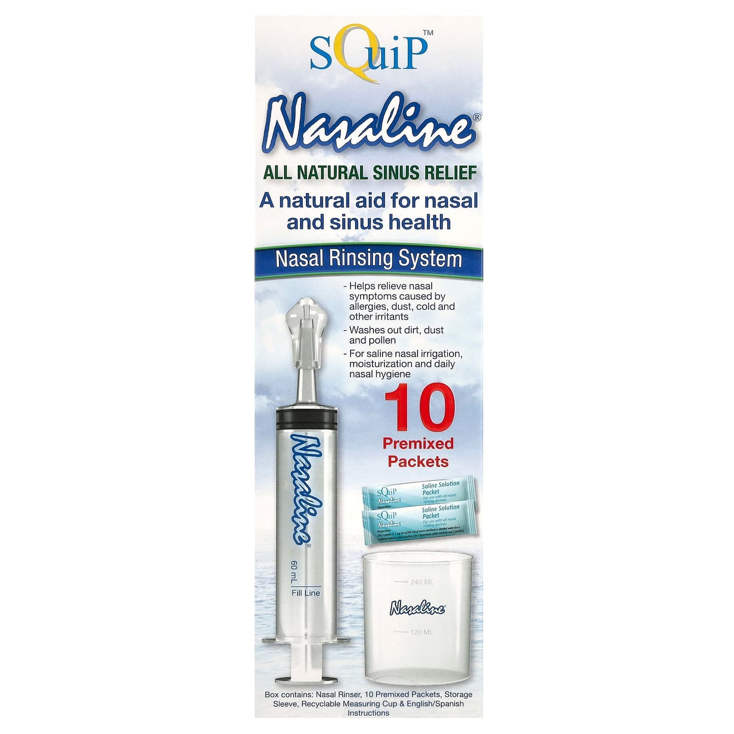 Squip-Nasaline-Nasal Rinsing System-1 Kit