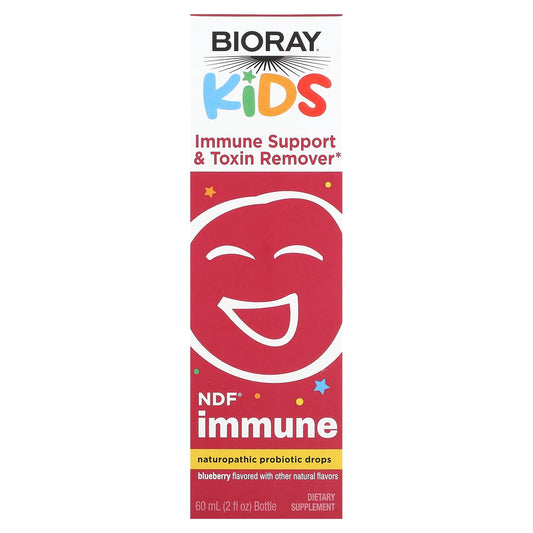 Bioray-Kids-Immune Support & Toxin Remover-Blueberry-2 fl oz (60 ml)