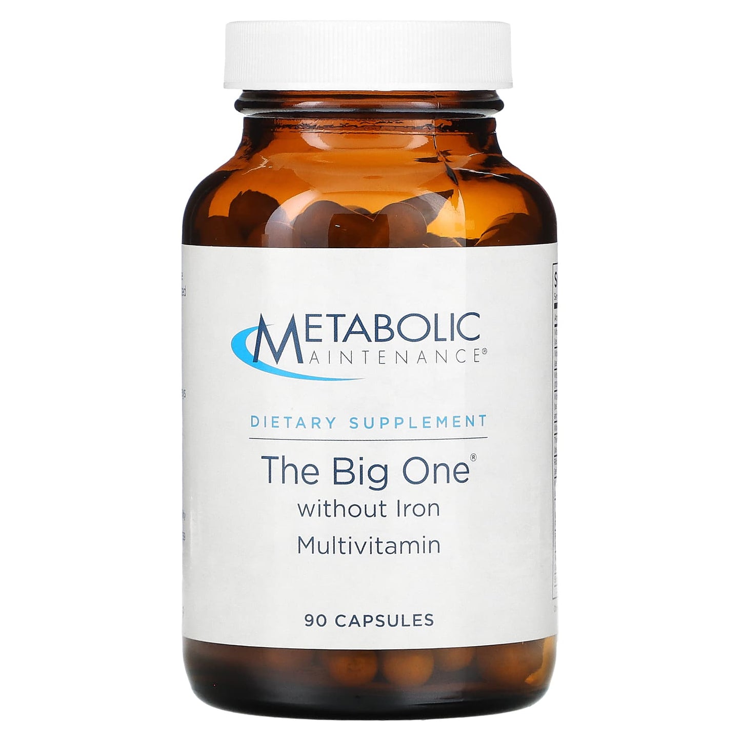 Metabolic Maintenance-The Big One without Iron-90 Capsules