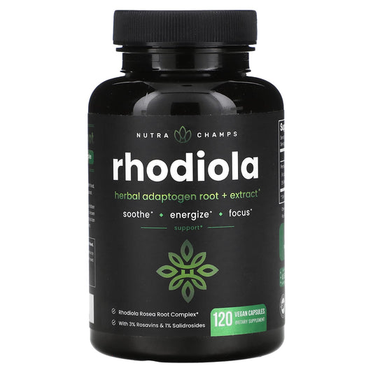 NutraChamps-Rhodiola-120 Vegan Capsules