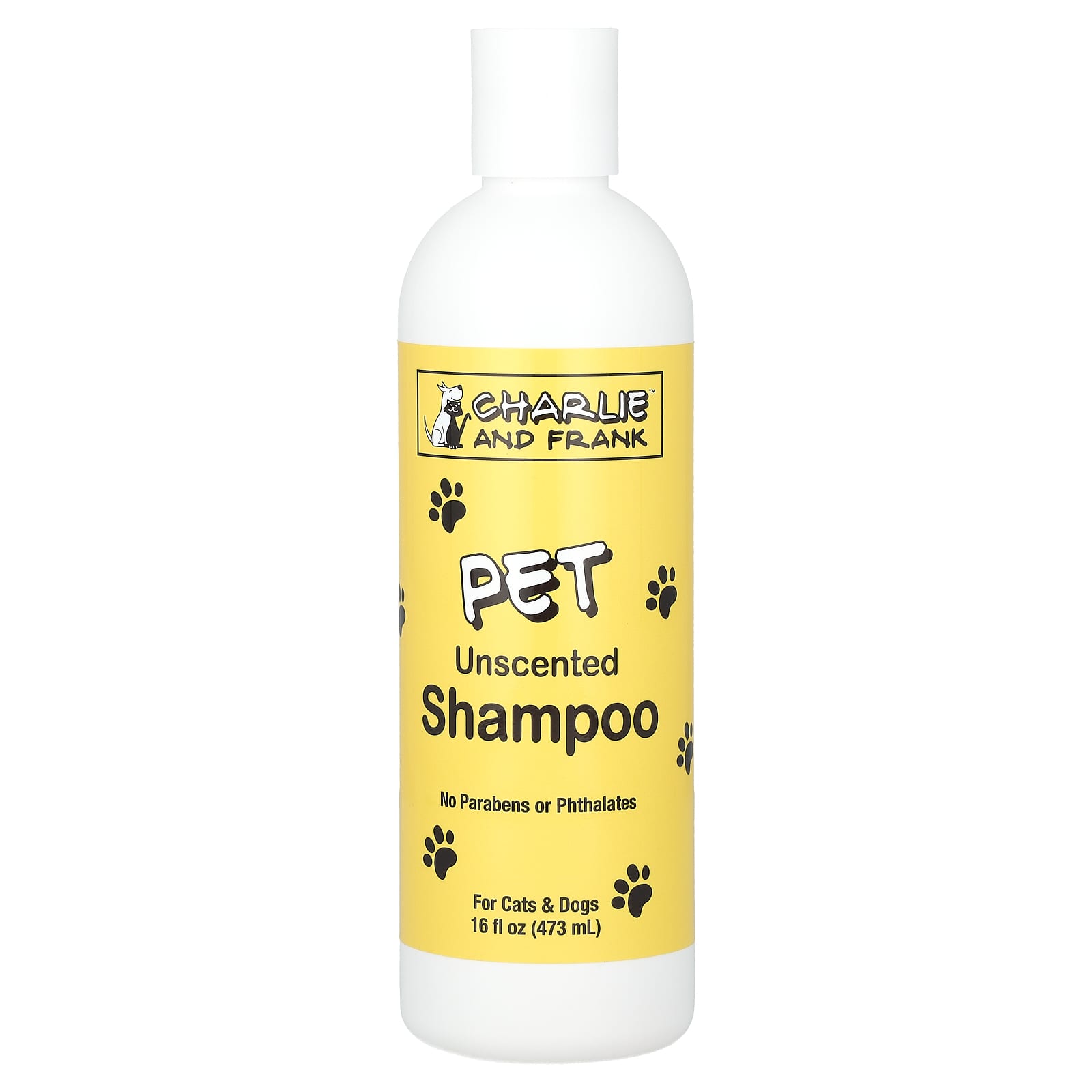 Charlie and Frank-Pet Shampoo-Unscented-16 fl oz (473 ml)