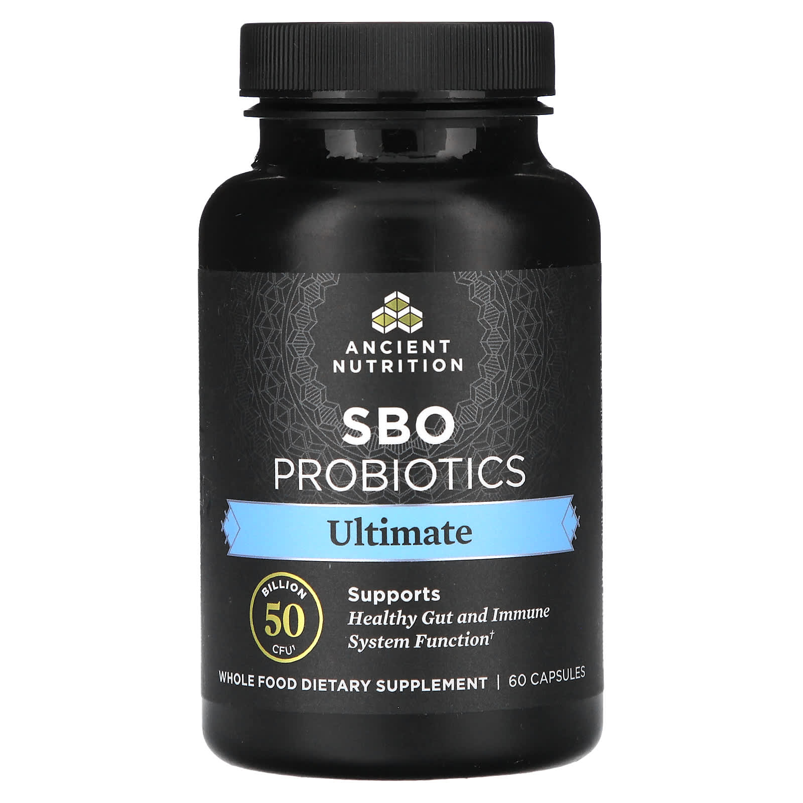 Ancient Nutrition-SBO Probiotics-Ultimate-50 Billion CFU-60 Capsules