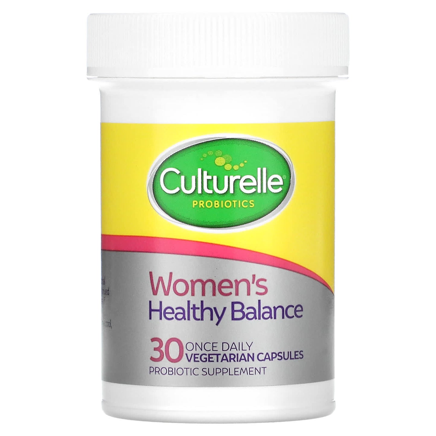 Culturelle, Probiotics, Women's Healthy Balance, 30 Once Daily Vegetarian Capsules