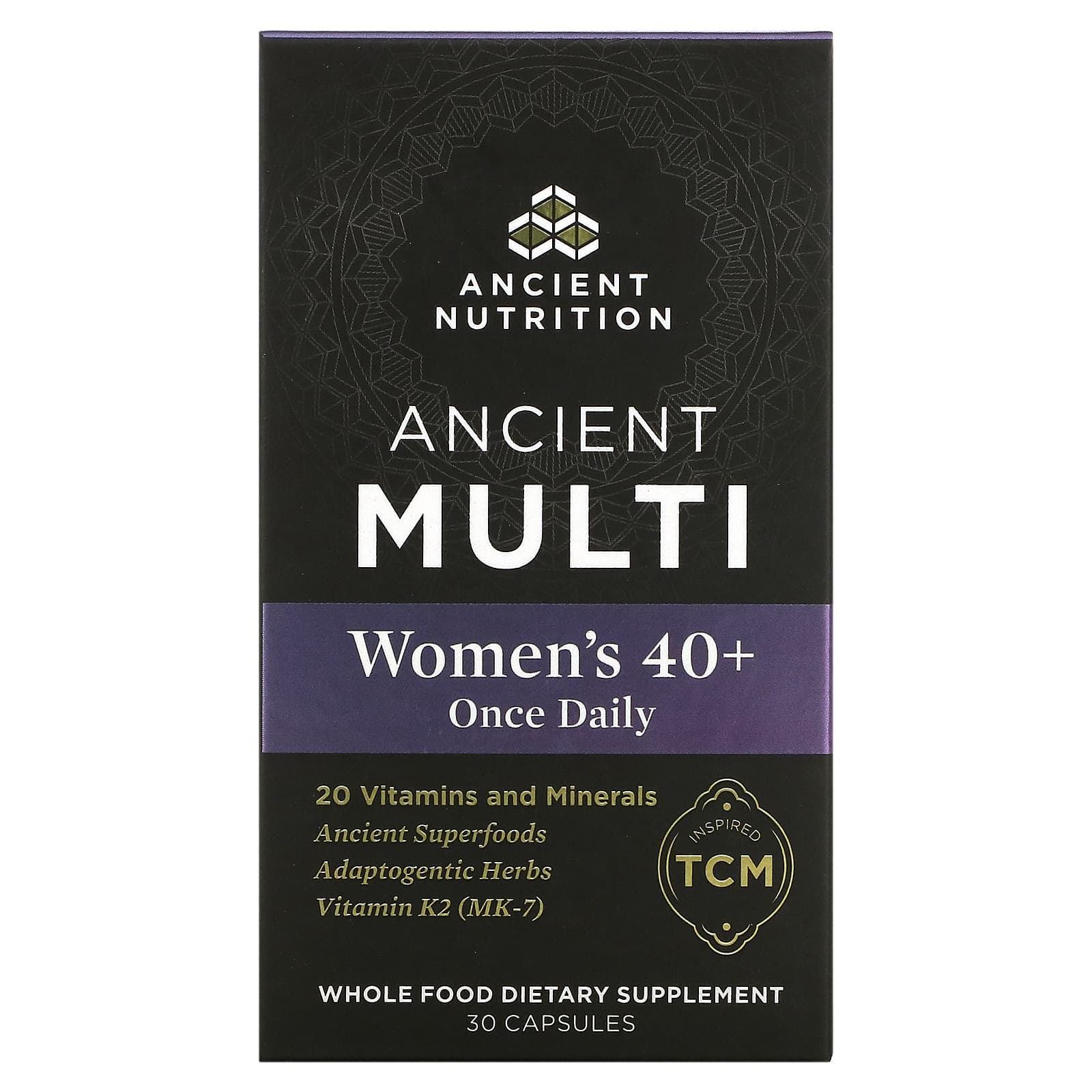 Ancient Nutrition-Ancient Multi-Women's 40+ Once Daily-30 Capsules