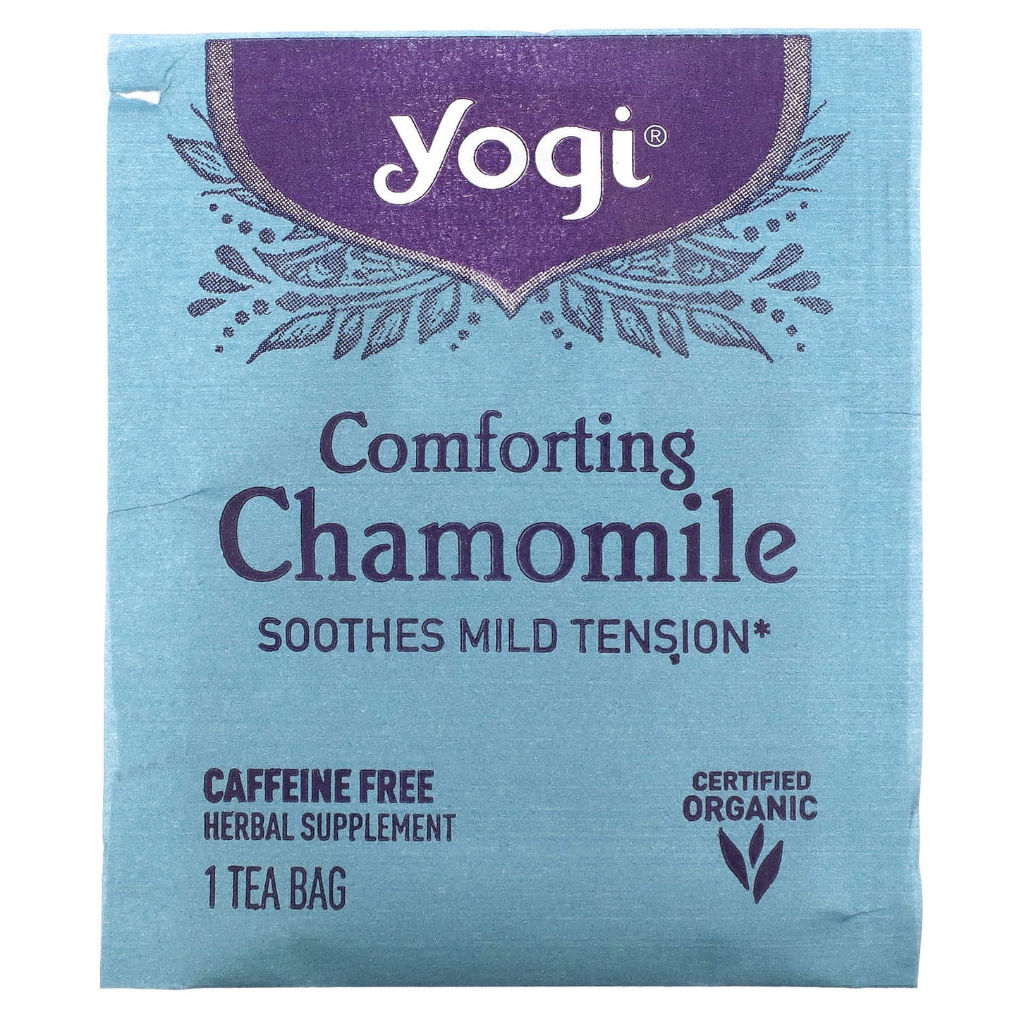 Yogi Tea, Comforting Chamomile, Caffeine Free, 16 Tea Bags, .85 oz (24 g)