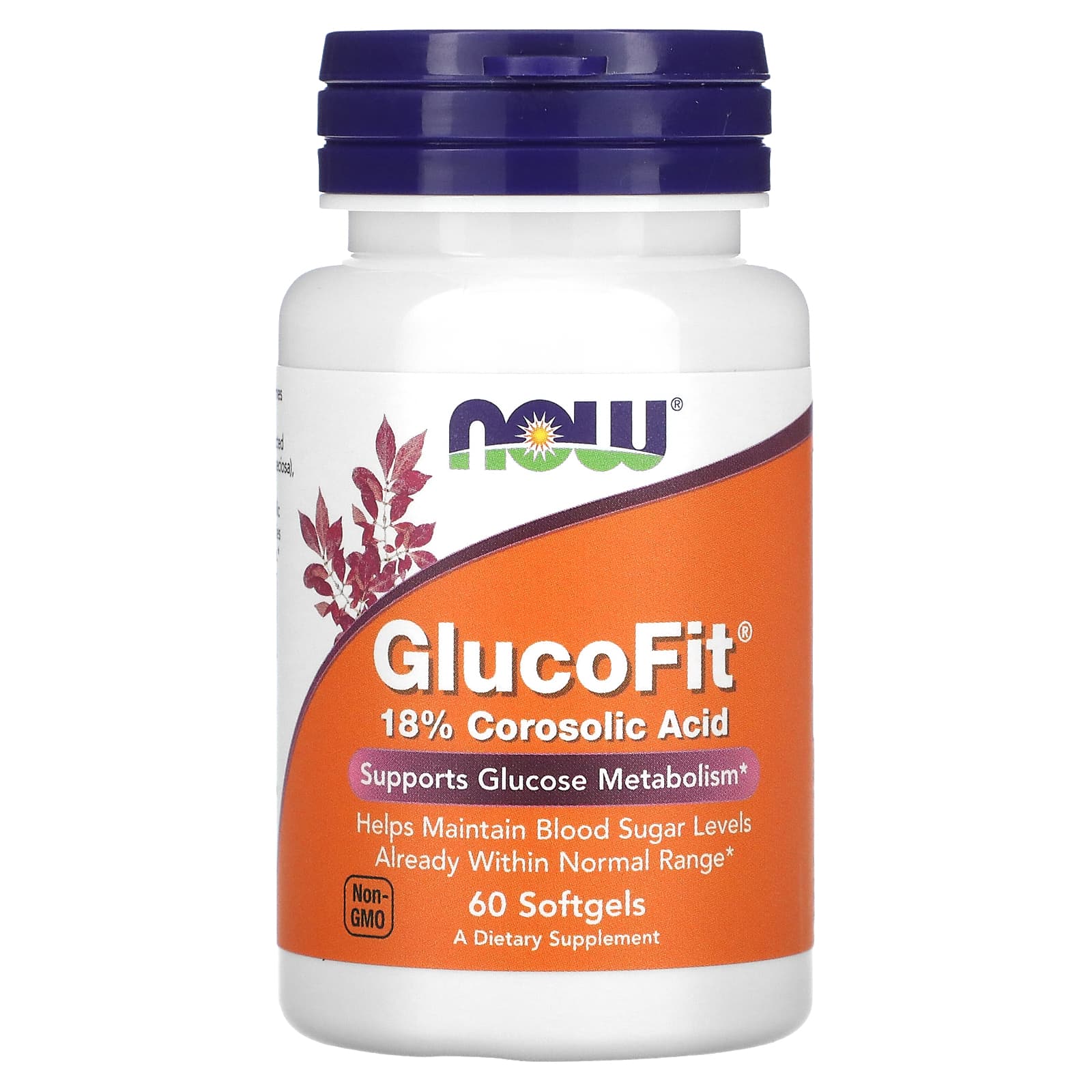 NOW Foods-GlucoFit-60 Softgels