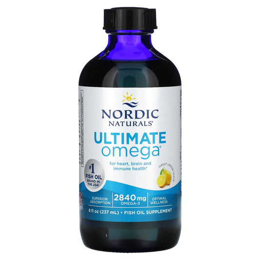 Nordic Naturals-Ultimate Omega-Lemon-2,840 mg-8 fl oz (237 ml)