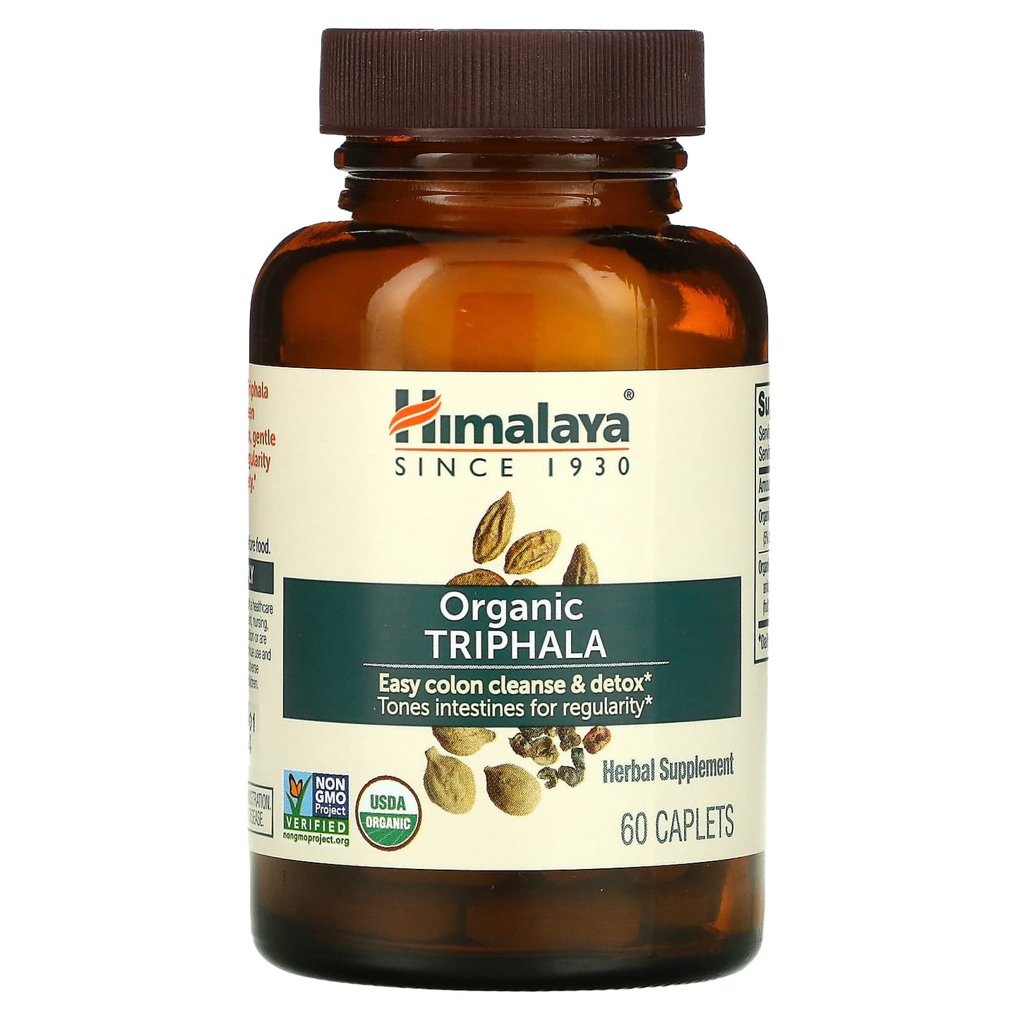 Himalaya, Organic Triphala, 60 Caplets