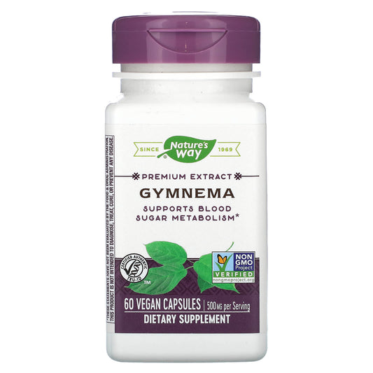 Nature's Way-Gymnema-500 mg-60 Vegan Capsules