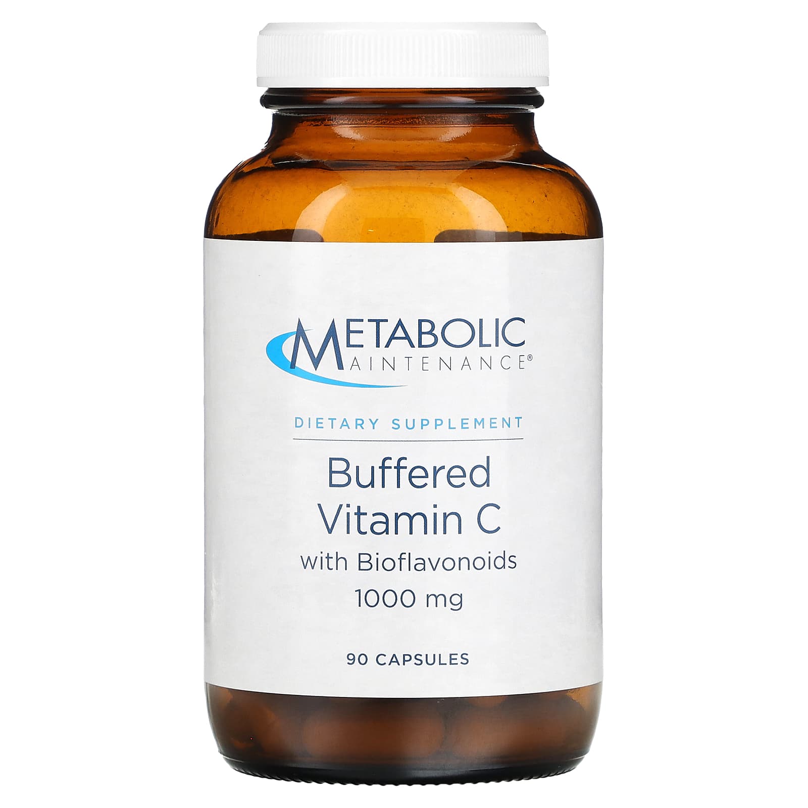 Metabolic Maintenance-Buffered Vitamin C with Bioflavonoids-1,000 mg-90 Capsules