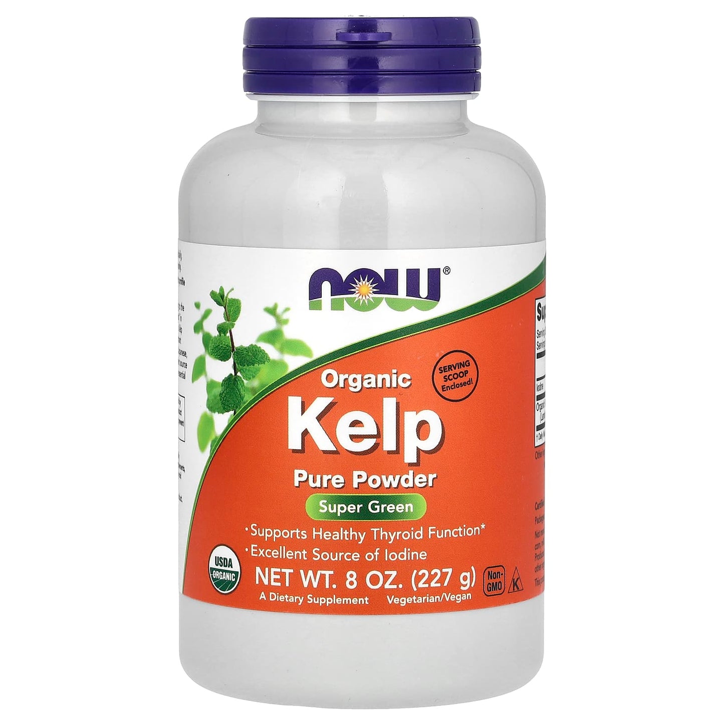 NOW Foods-Organic Kelp Pure Powder-8 oz (227 g)