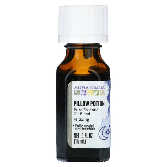 Aura Cacia-Pure Essential Oil Blend-Pillow Potion-0.5 fl oz (15 ml)