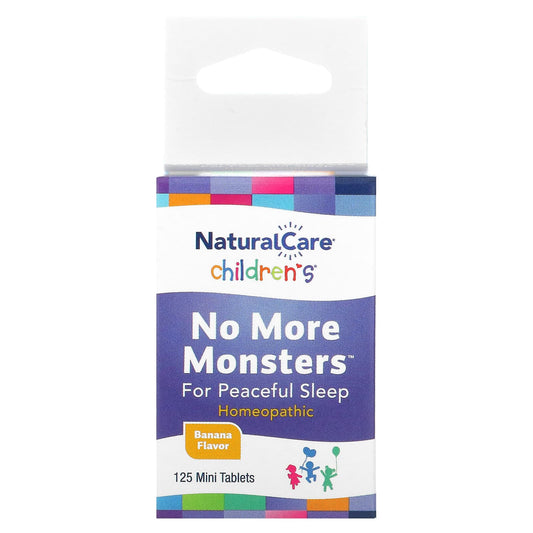 NaturalCare-Children's No More Monsters- Banana-125 Mini Tablets