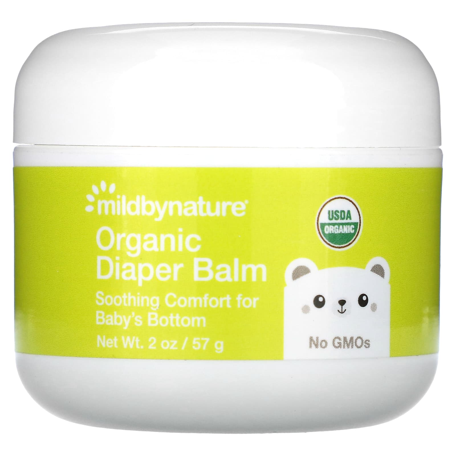 Mild By Nature-Organic Diaper Balm-2 oz (57 g)