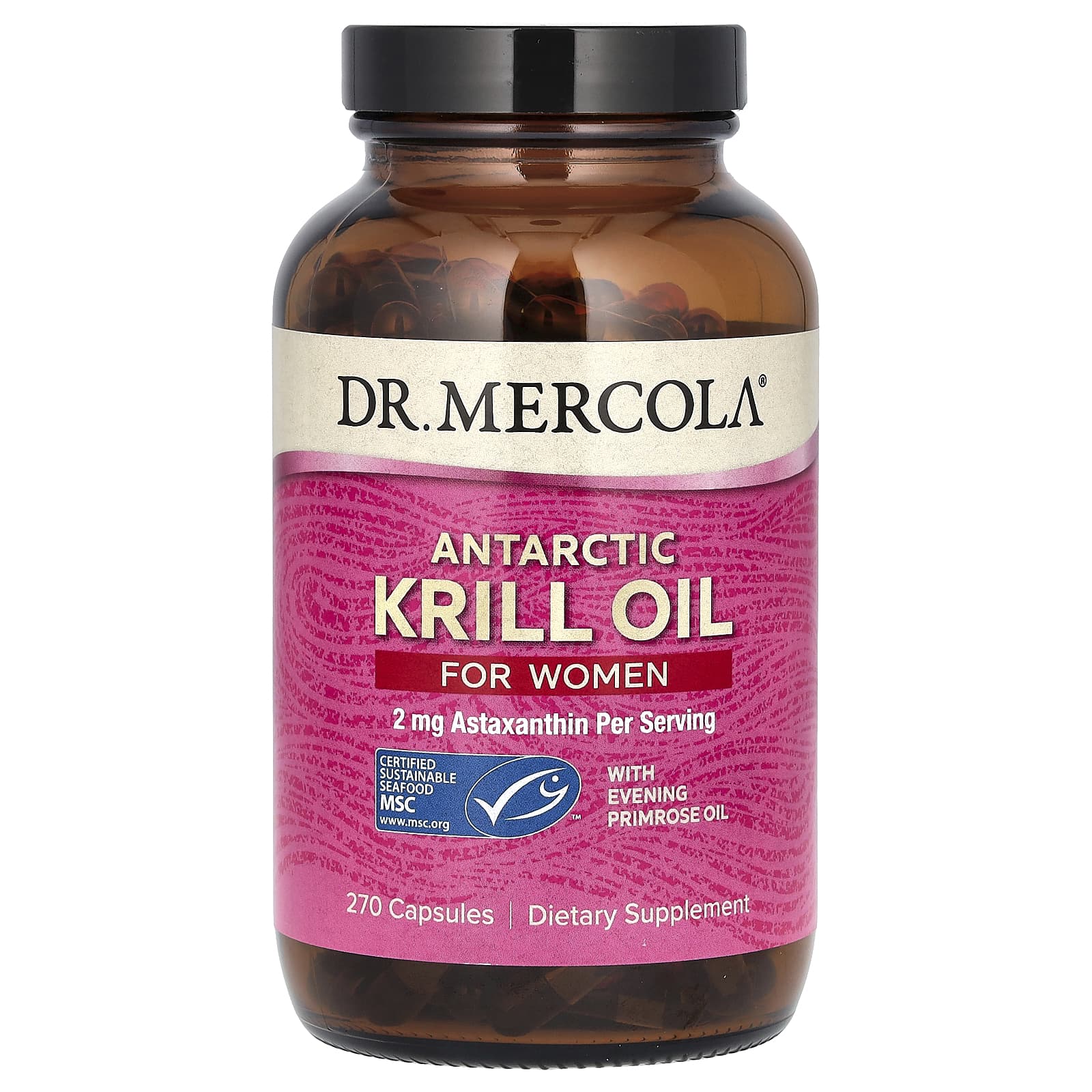 Dr. Mercola-Antarctic Krill Oil for Women-270 Capsules