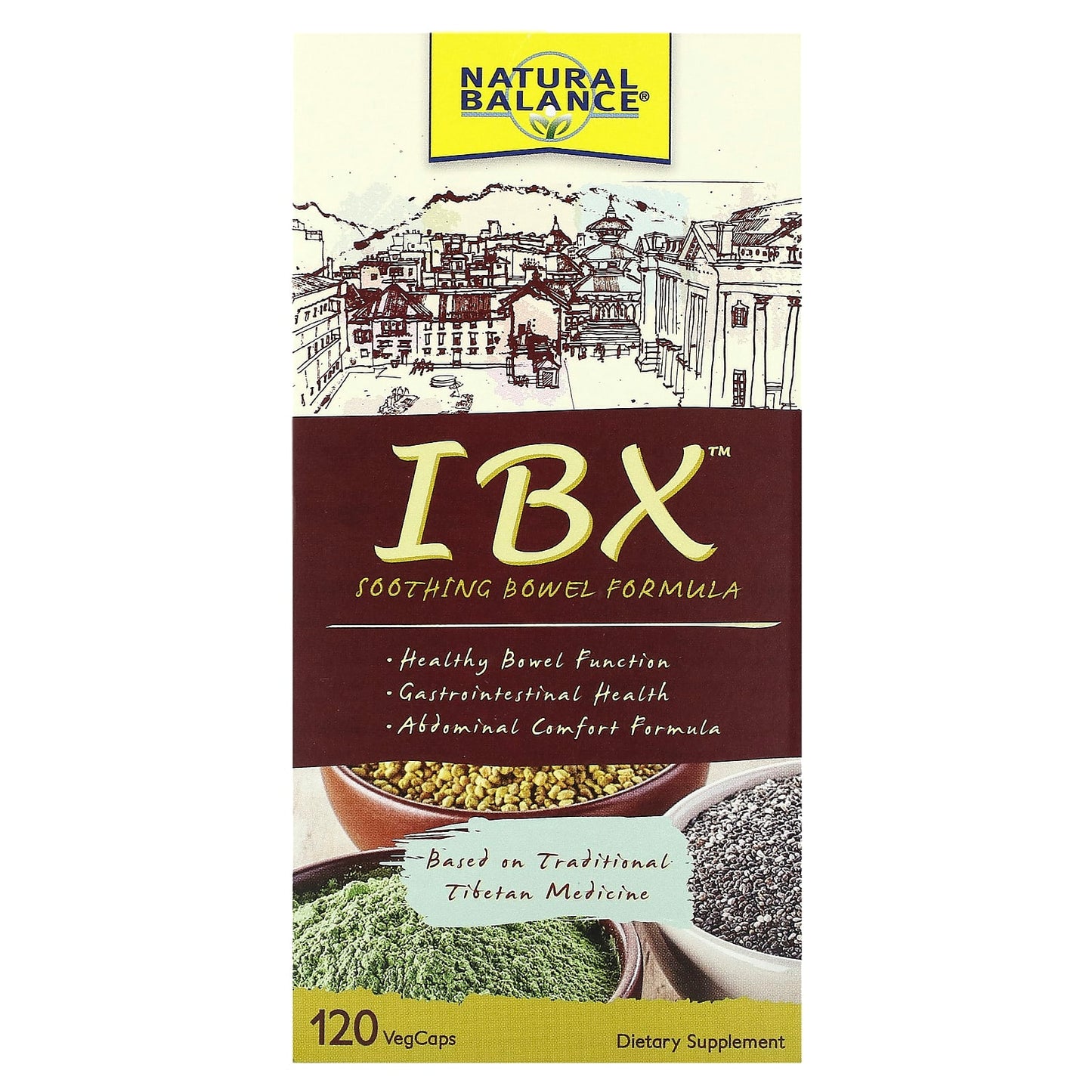 Natural Balance-IBX Soothing Bowel Formula-120 VegCaps