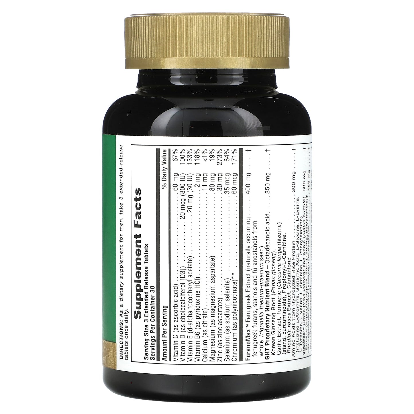 NaturesPlus, Ultra GHT Male, 90 Extended Release Tablets