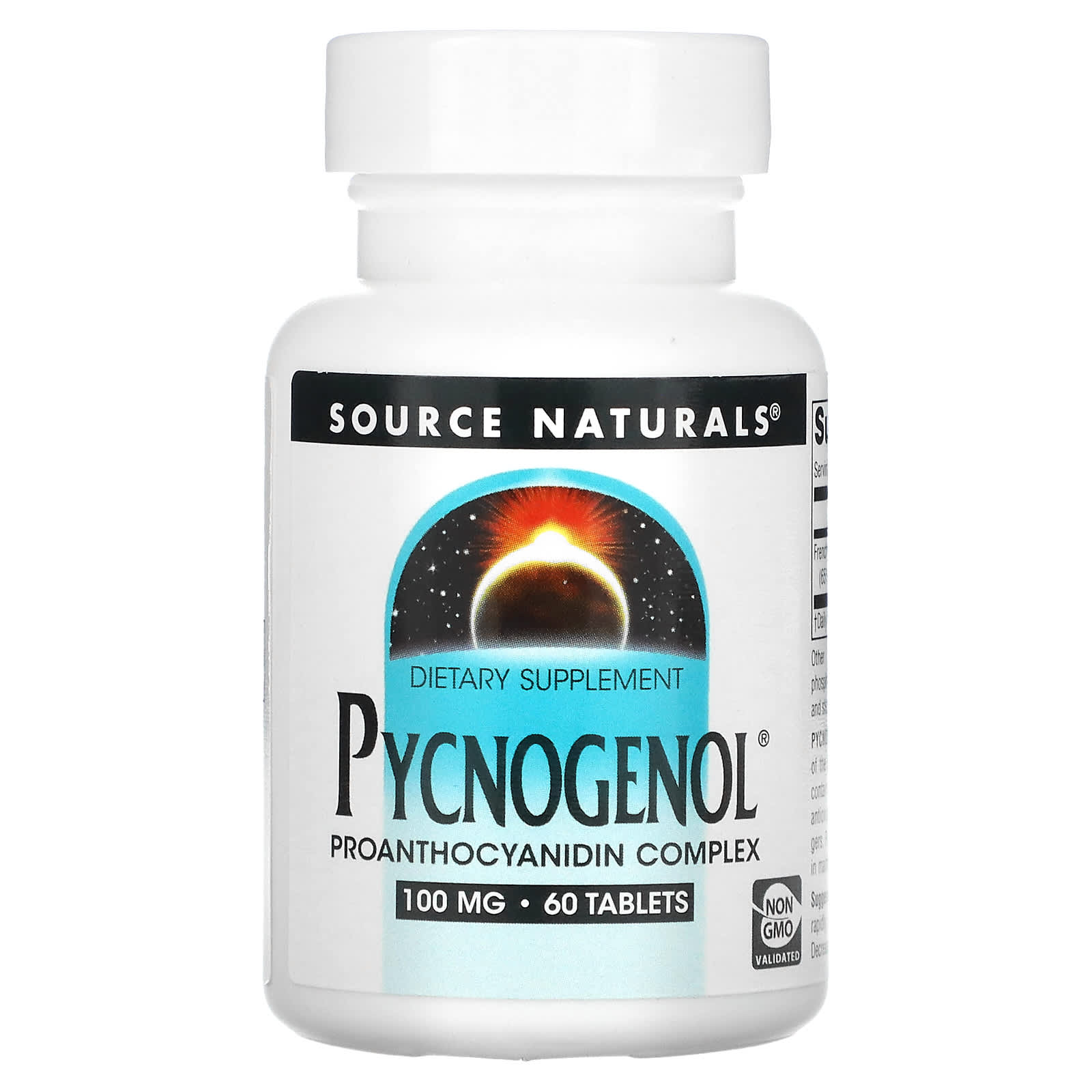 Source Naturals-Pycnogenol-100 mg-60 Tablets