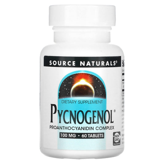 Source Naturals-Pycnogenol-100 mg-60 Tablets