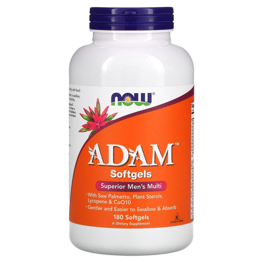 NOW Foods-ADAM-Superior Men's Multi-180 Softgels