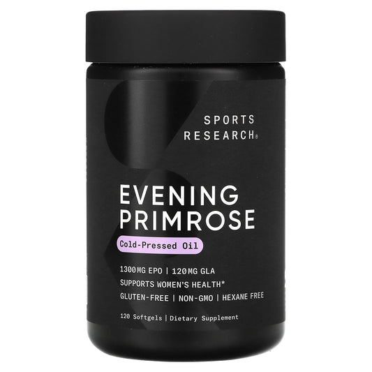 Sports Research-Evening Primrose-1,300 mg-120 Softgels