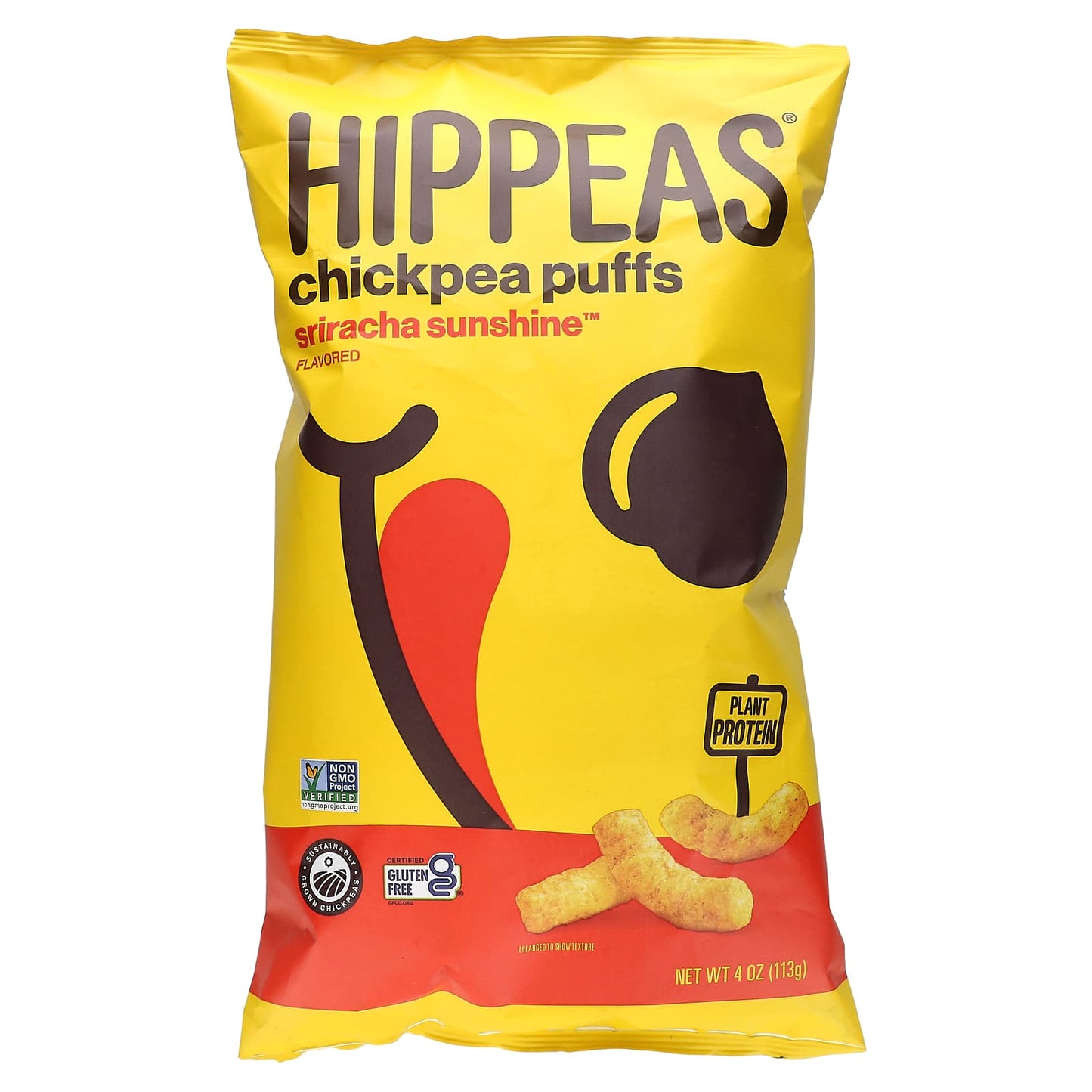 Hippeas-Chickpea Puffs-Sriracha Sunshine-4 oz (113 g)