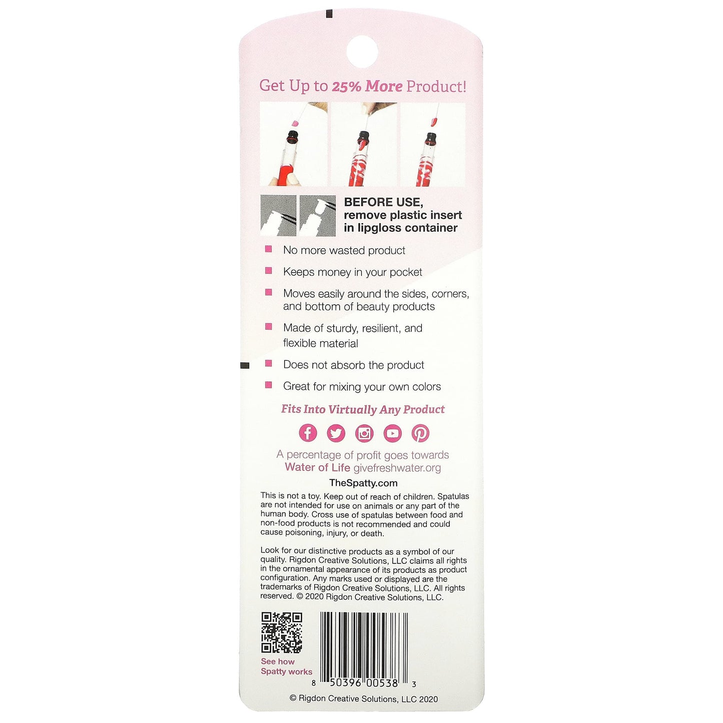 Spatty, Lip Beauty Spatty, 1 Count