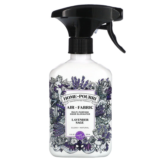 Poo-Pourri-Home-Pourri-Air + Fabric-Multi- Purpose Odor Eliminator-Lavender Sage-11 fl oz (325 ml)