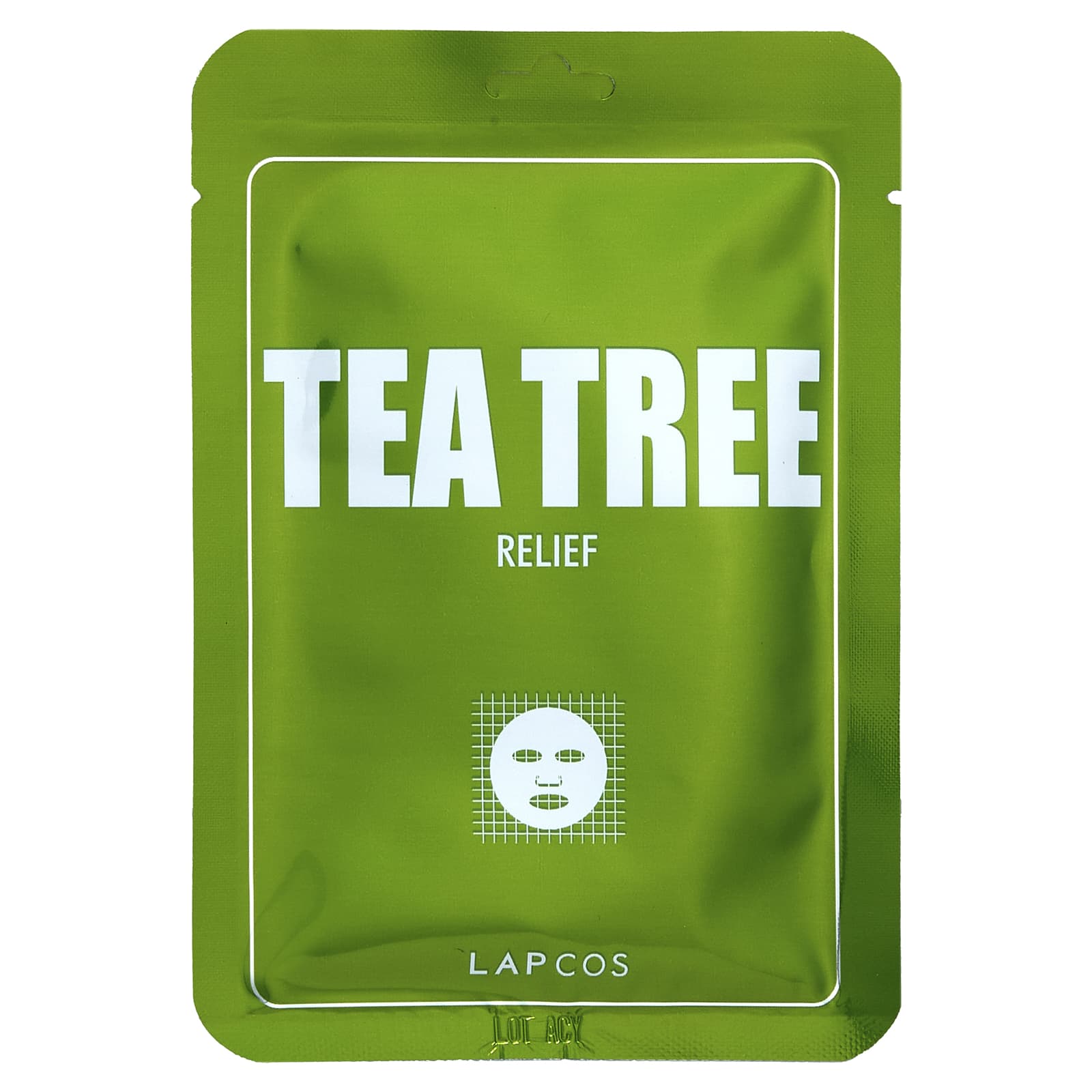 Lapcos-Tea Tree Beauty Sheet Mask-Relief-1 Sheet-0.84 fl oz (25 ml)