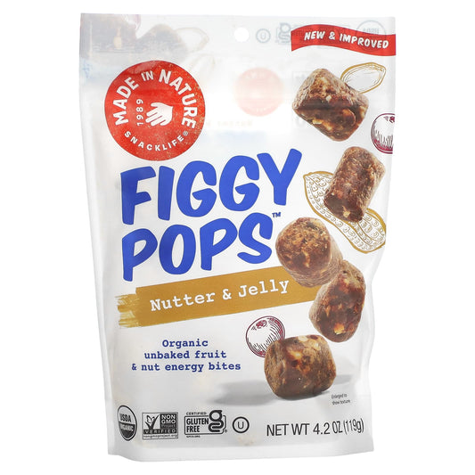 Made in Nature-Figgy Pops-Nutter & Jelly-4.2 oz (119 g)