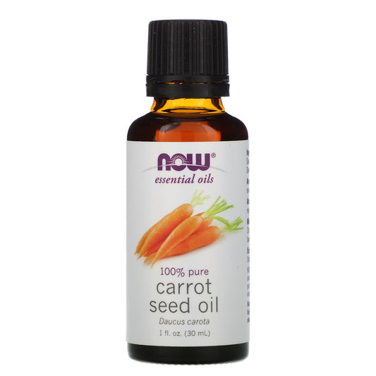 NOW Foods-Essential Oils-Carrot Seed Oil-1 fl. oz. (30 ml)