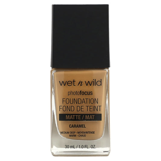 wet n wild-PhotoFocus-Foundation-Matte-Caramel-1 fl oz (30 ml)