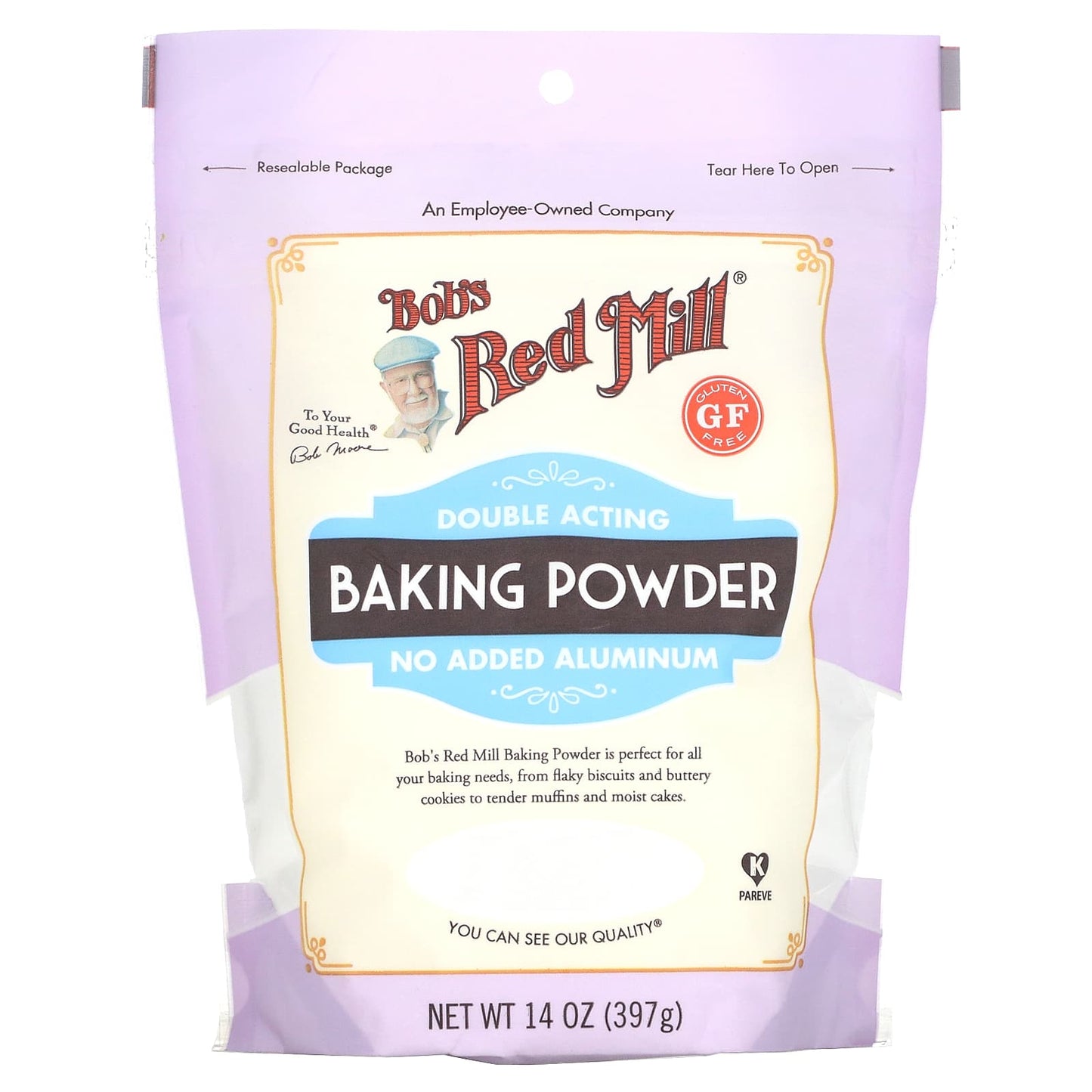 Bob's Red Mill-Double Acting Baking Powder-Gluten Free-14 oz (397 g)