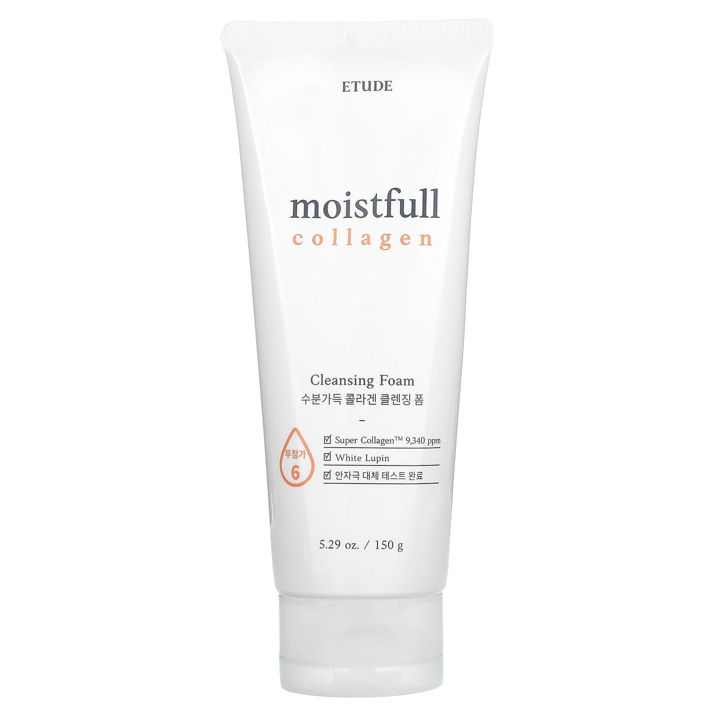 Etude-Moistfull Collagen-Cleansing Foam-5.29 oz (150 g)