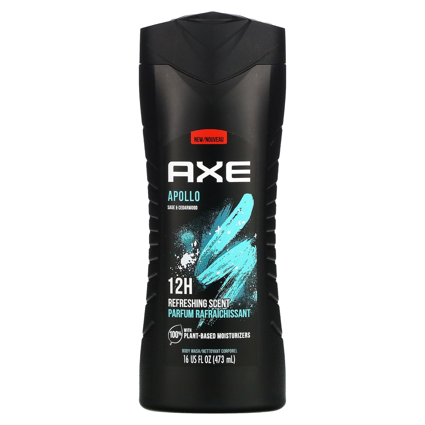 Axe-Apollo Body Wash-Sage & Cedarwood-16 fl oz (473 ml)