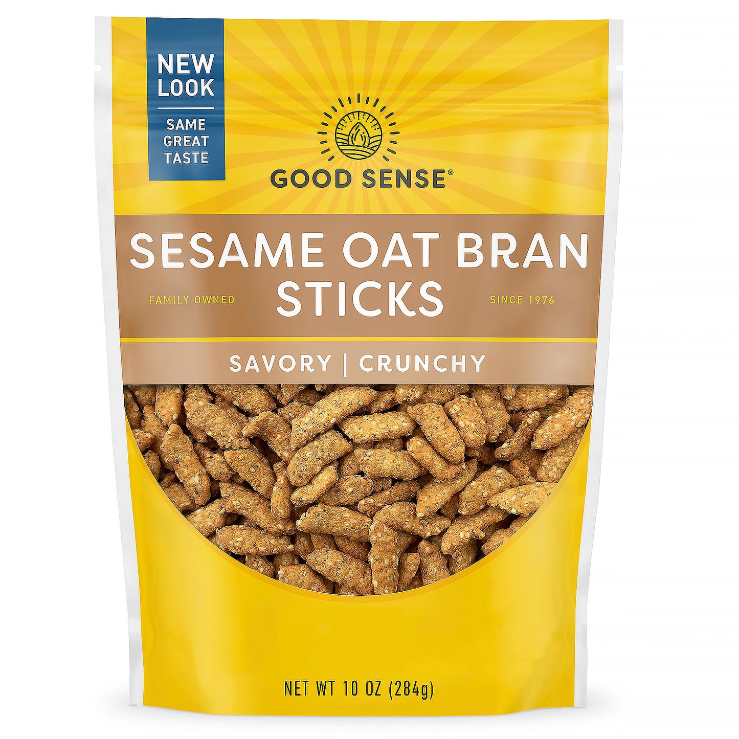 Good Sense-Sesame Oat Bran Sticks-Savory-Crunchy-10 oz (284 g)