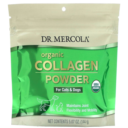 Dr. Mercola-Organic Collagen Powder-For Cat & Dogs-5.07 oz (144 g)