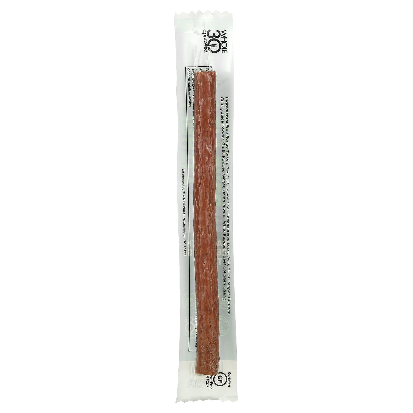 The New Primal, Turkey Stick, Light Peppered, 1 oz