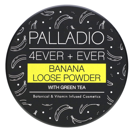 Palladio-4Ever + Ever-Banana Loose Powder with Green Tea-0.21 oz (6 g)